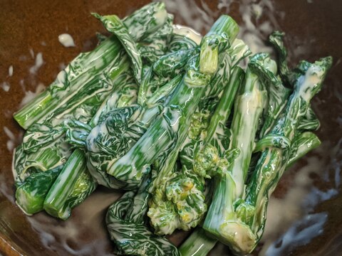 簡単！作り置きにも！菜の花のマヨ醤油和え